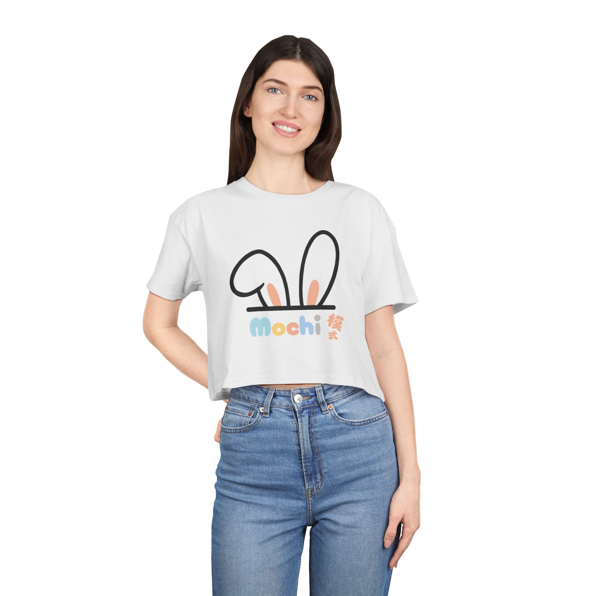 Mochi Ears Cropped Tee
